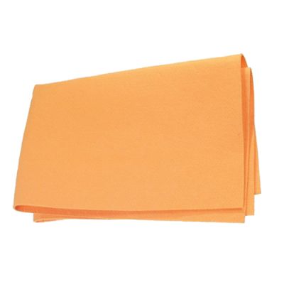 Floor Cloth non-woven, orange  50x70cm