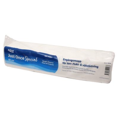 Activa Just Once vienreiz lietojams mops, 60cm (100gab/iepak.)