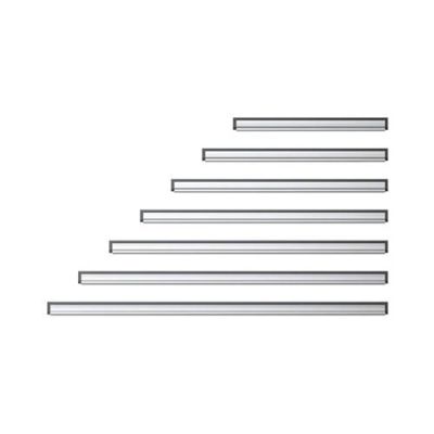 Stainless steel channel 55cm + hard rubber Pulex