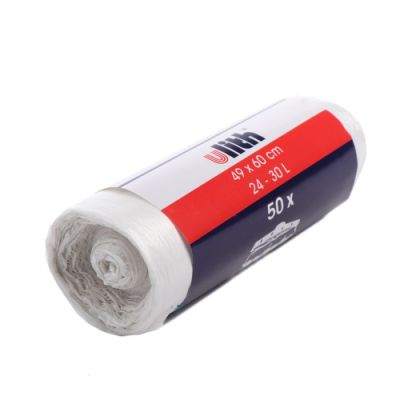 Atkritumu maisi 30L, caursp. 50 gab/rullī, 5mkr