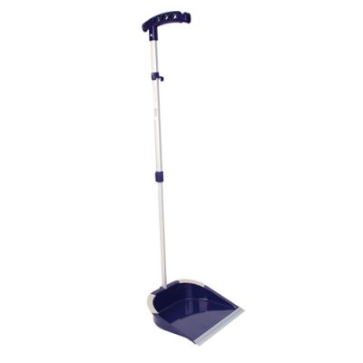 Dust pan Max Ergo adjustable metal, blue