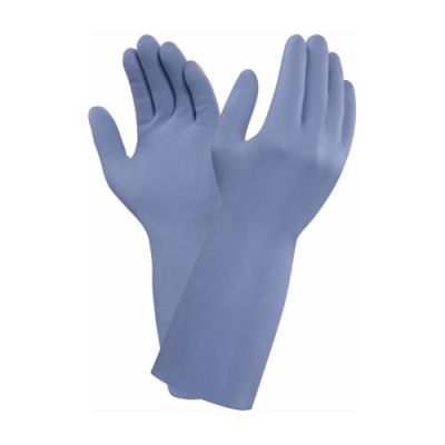 Nitrila cimdi ar oderi AlphaTec 37-520 S/6.5, zili
