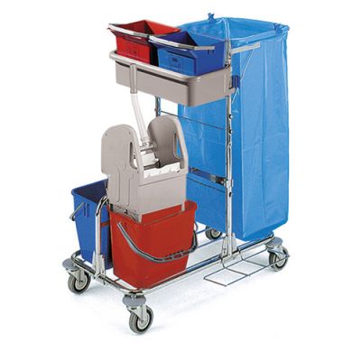 Trolley Tecno 11 chromed 57x83x105cm