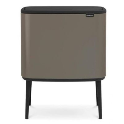 Brabantia waste bin Bo Touch Bin 3x11L,  platinum