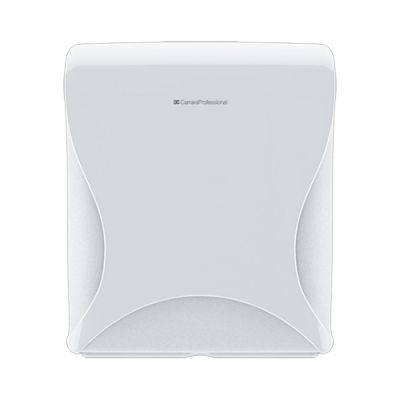 BulkySoft Essentia Maxi Jumbo toilet tissue dispenser, white