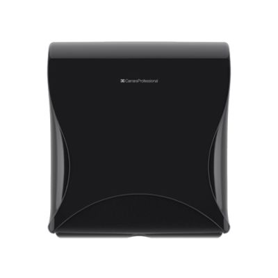 BulkySoft Essentia Double Folded toilet tissue dispens black