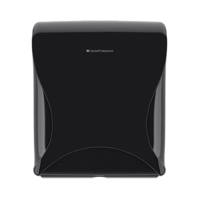 BulkySoft Essentia Maxi Jumbo tualetes papīra turētājs, melns