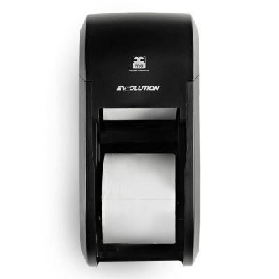 BulkySoft Evsolution toilet tissue dispenser, black