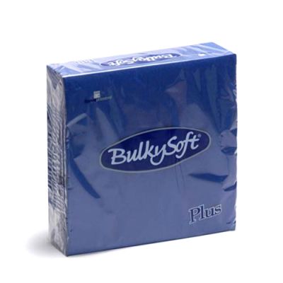 BulkySoft napkins Plus 38x38cm 2-ply. 1/4 blue 1440 pcs/box