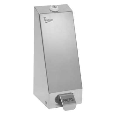 Sterisol wall bracket 0,7L lockable stainless steel