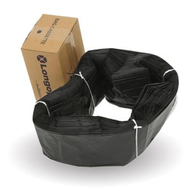Longopac Bag Casette Midi Black Strong 70m