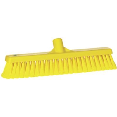 Grīdas birste 410mm, mīksta/šķelti sari, dzeltena