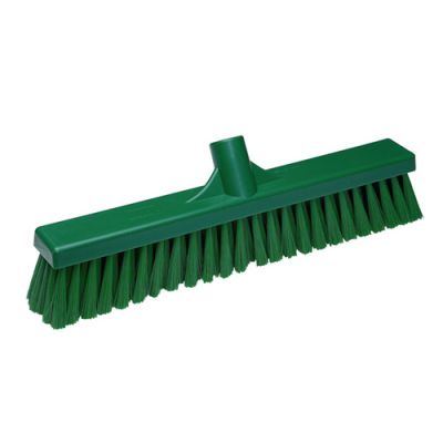 Grīdas slota 410mm, mīksti sari, zaļa