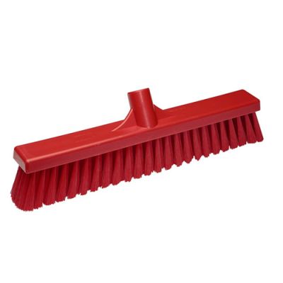 Grīdas slota 410mm, mīksti sari, sarkana