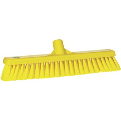 Grīdas slota 410mm, mīksti sari, dzeltena