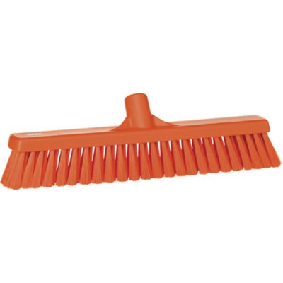 Grīdas slota 410mm, mīksti sari, oranža