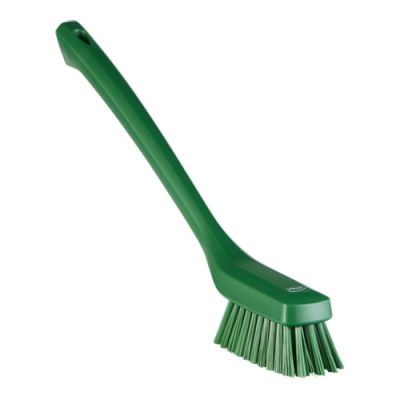 Šaura mazgāšanas birste garā kātā, 420mm, cieta, zaļa