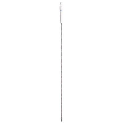 Elastīgs rokturis, nerūsējošais tērauds, Ø5 mm, 755mm, balts