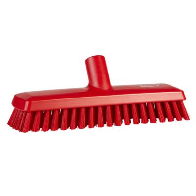 Vikan Deck scrub waterfed 275mm soft, red