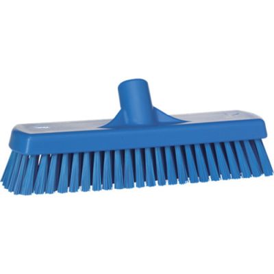 Vikan wall/floor washing brush 305mm hard, blue