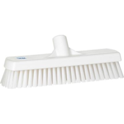 Vikan wall/floor washing brush 305mm hard, white