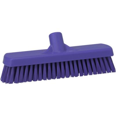 Vikan wall/floor washing brush 305mm hard, purple