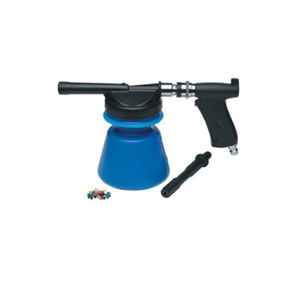 Putu pistole + strūklas aerosola uzgalis, 1/2"(Q), 1,4L, zila