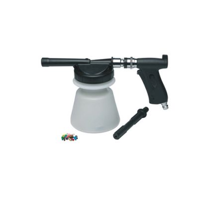 Putu pistole + strūklas aerosola uzgalis, 1/2"(Q), 1,4L, balta