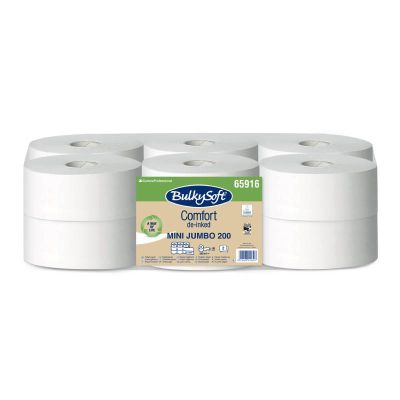 BulkySoft Comfort Mini Jumbo toilet tissue roll 2-ply.200m