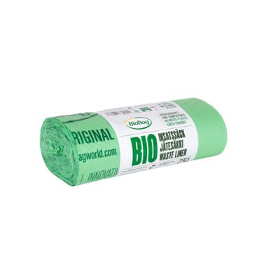 Atkritumu maiss BioBag 75L, 20 maisi rullī, 650 x 900 mm, zaļš