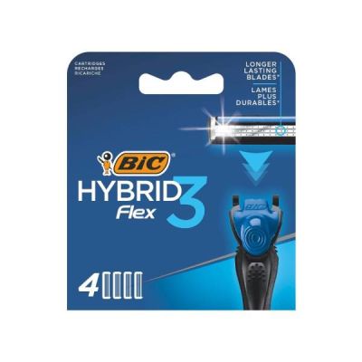 Bic razor blades Hybrid 3 Flex 4pcs/pack