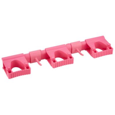 Vikan Hi-Flex sienas turētājs instrumentiem, 420mm, rozā