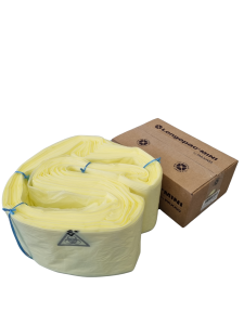 Longopac MINI STRONG maiss 45m, dzeltens, bīstamo atkritumu zīme