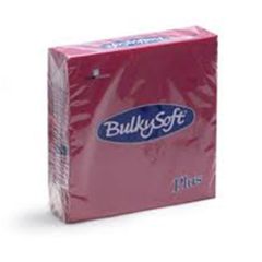 BulkySoft napkins Plus 38x38 2-ply bordeaux