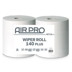 BulkySoft Air-Pro Wiper Roll 140 Plus white 1-ply Airlaid