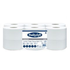 BulkySoft Mini Jumbo 170 Premium toilet roll 2-ply, 169,75m