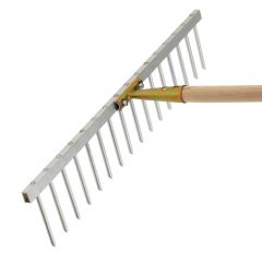 Light metal rake (adjustable), 63 cm, (handle CA02900160)