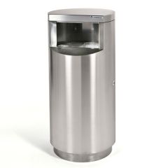Longopac Bin Inox Mini outdoor bin