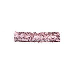 Sappax micro/polyester  tube towel 33cm white/burgundy
