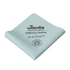 Vileda PURMicro mikrošķiedras drāna 38x35cm, zaļa