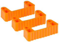 Vikan 3 rezerves gumijas sienas turētājiem 1011x un 1013x, oranžas