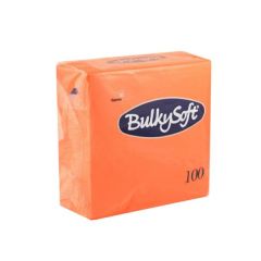 BulkySoft napkins 33x33cm 2-ply. 1/4 orange 2000 pcs/box