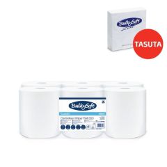BulkySoft Classic roll with core 1-ply. white 300m