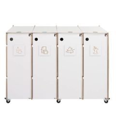 Sorting station, white Ecolong 90W4