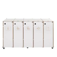 Sorting station, white Ecolong 90W5