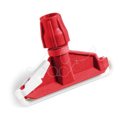 Plastic mop clamp red