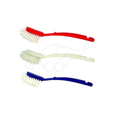 Dish brush Classic white/blue/red mixed color repl: 43003
