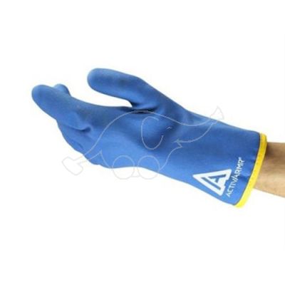 PVC coating waterproof warm glove 10 Ansell AA 97-681