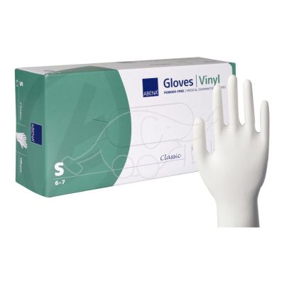 Vinyl glove powderfree S/6-7 100 pc/pack, transparent