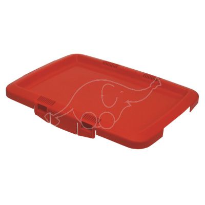 Lid for 23L Activa bucket 625052, red